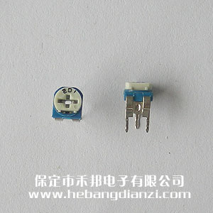 201卧式(shì)蓝白可调电阻(zǔ)200欧(ōu)